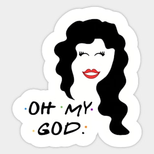 Janice oh my god Sticker